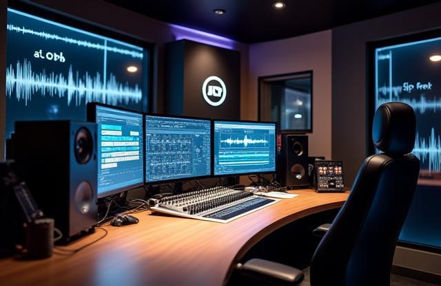 Onda Sonora Rádio broadcasting studio